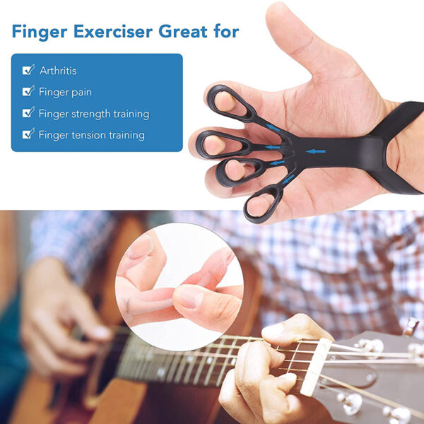 Silicone Grip Device Finger Exercise Stretcher Arthritis Hand Grip Trainer Strengthen Rehabilitation Training To Relieve Pain - Image 6