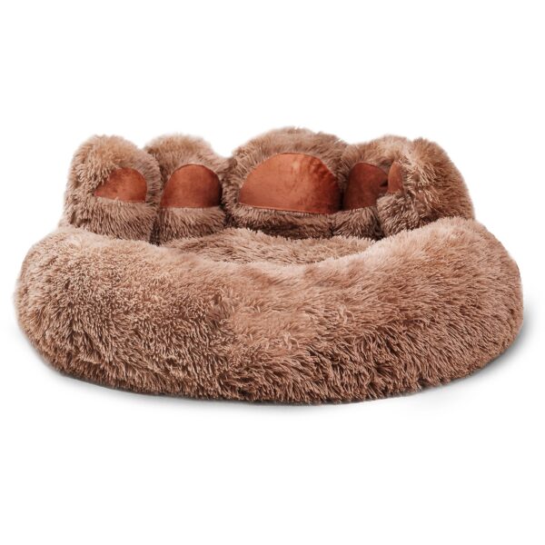 Cute Dog Bear Paw Shape Dog Bed, Dog Beds & Furniture For Small And Medium Dogs, Cozy Plush Cute Cat Beds For Indoor Cats - Image 6