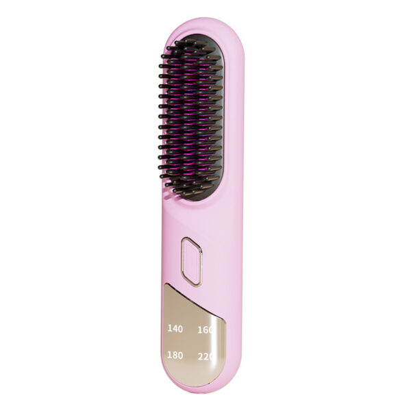 Wet Dry Hair Straightener Cordless Hair Straightener Brush With Fast Heating Negative Ions For Fluffy Curly Hair For Electric - Image 4